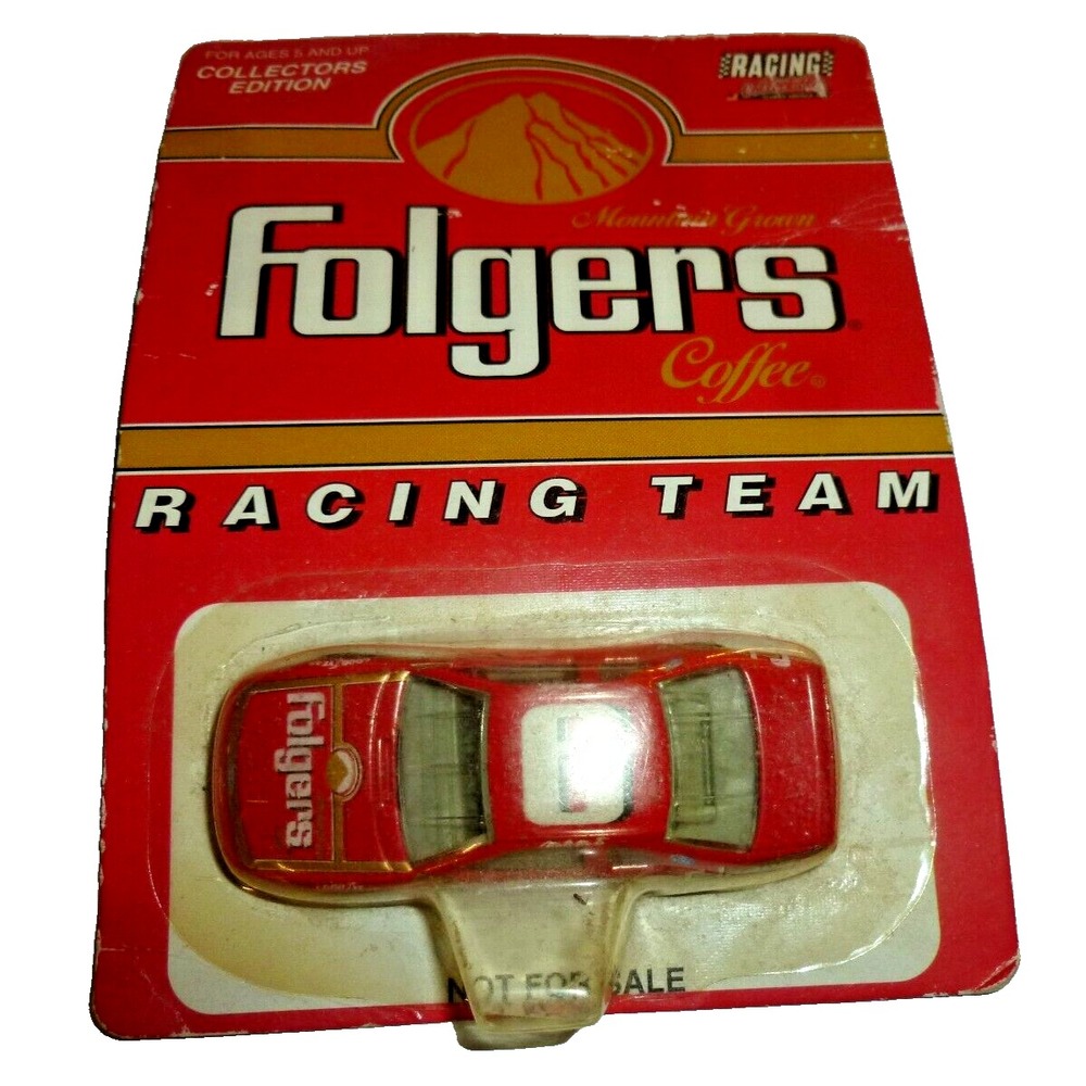 Vintage NOS 1993 Racing Champions Folgers Coffee Racing Team diecast 1:64